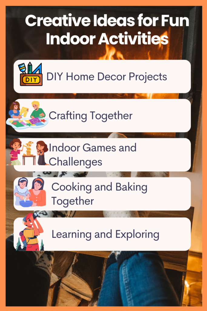 As the weather gets colder and the days grow shorter, indoor activities become essential for keeping families and friends entertained. Here are some creative ideas for fun indoor activities that everyone can enjoy, including DIY projects, crafts, and games