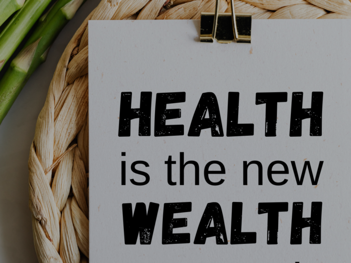 Health is wealth you can’t buy, but you can nurture!