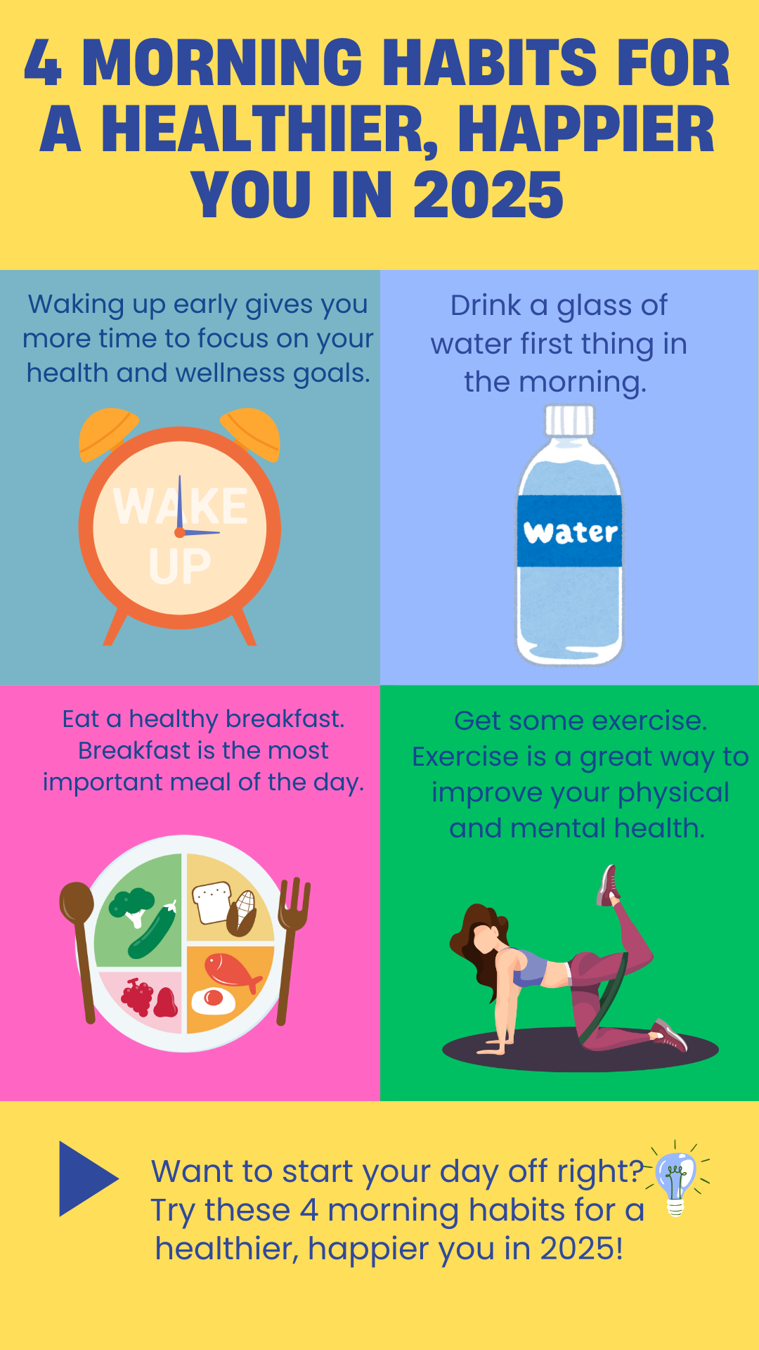 4 Morning Habits for a Healthier, Happier You in 2025