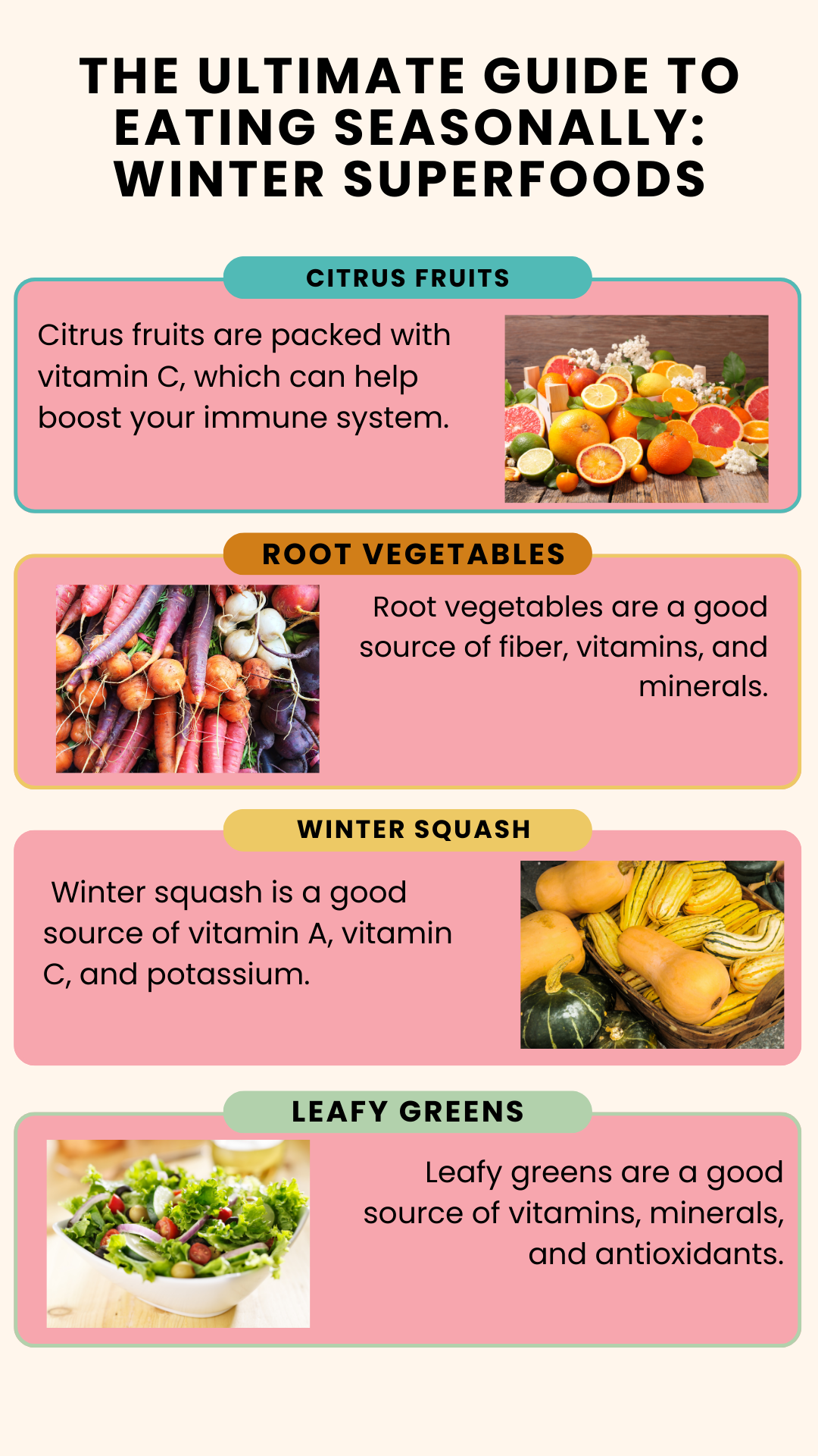 The Ultimate Guide to Eating Seasonally: Winter Superfoods