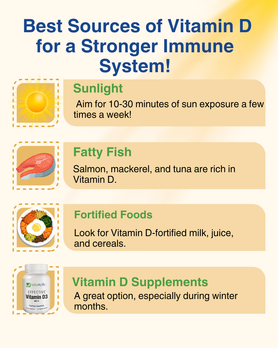 Best Vitamin D Sources for a Stronger Immune System