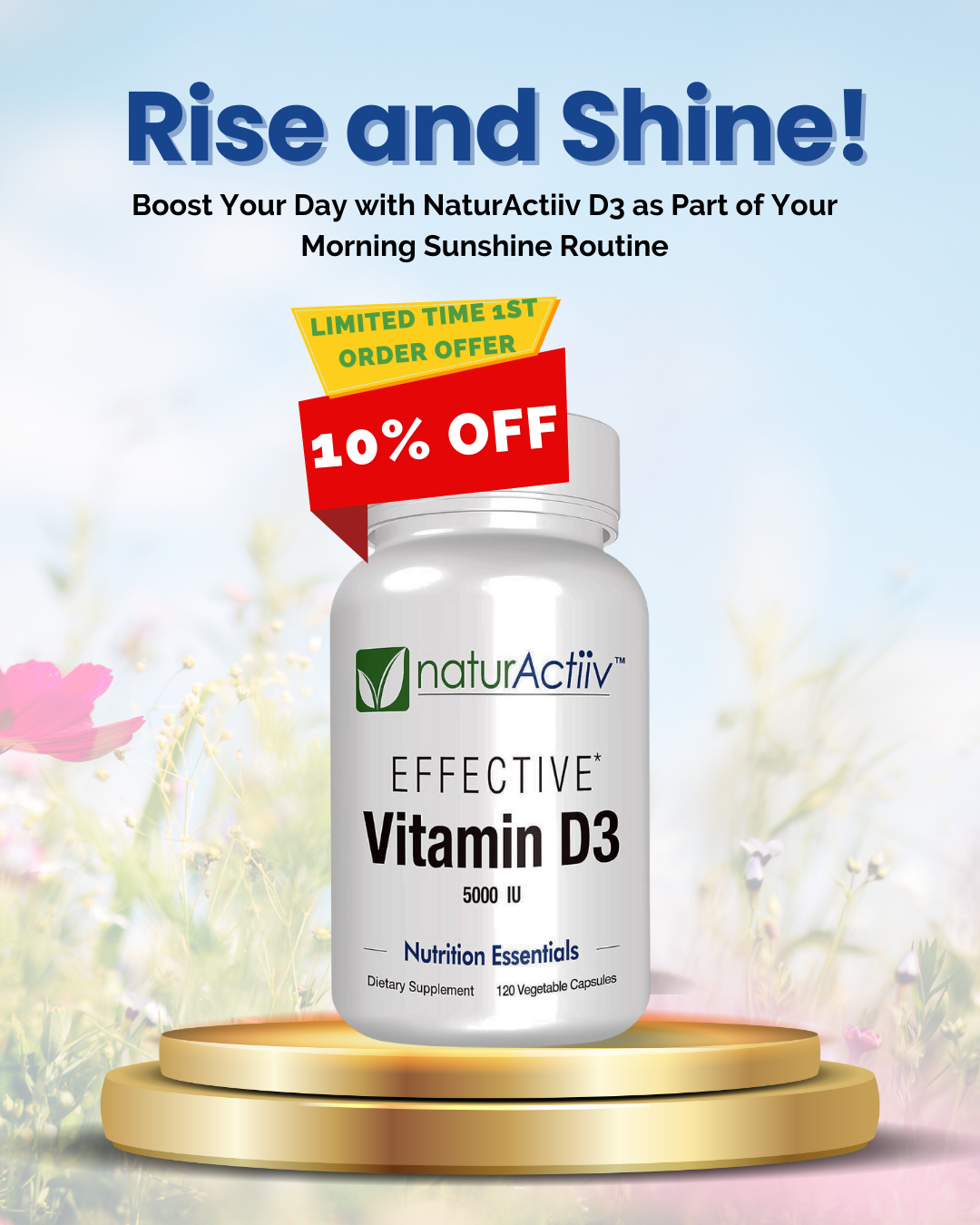 Morning Sunshine Routine Featuring NaturActiiv D3