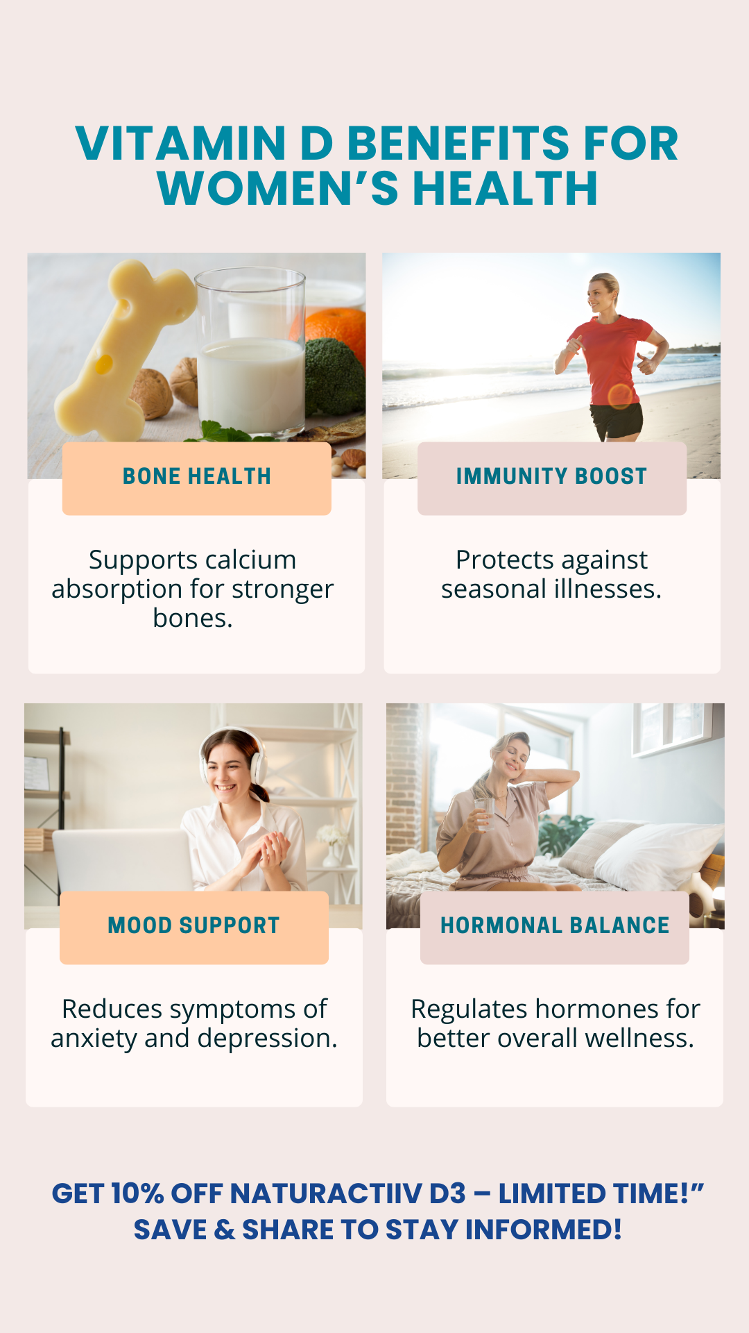 Vitamin D Benefits for Women’s Health