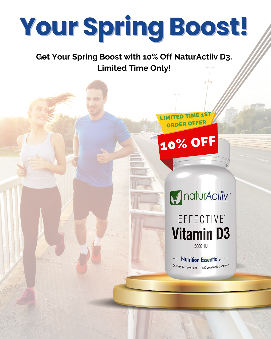 Get 10% Off Vitamin D3 – Your Spring Boost!
